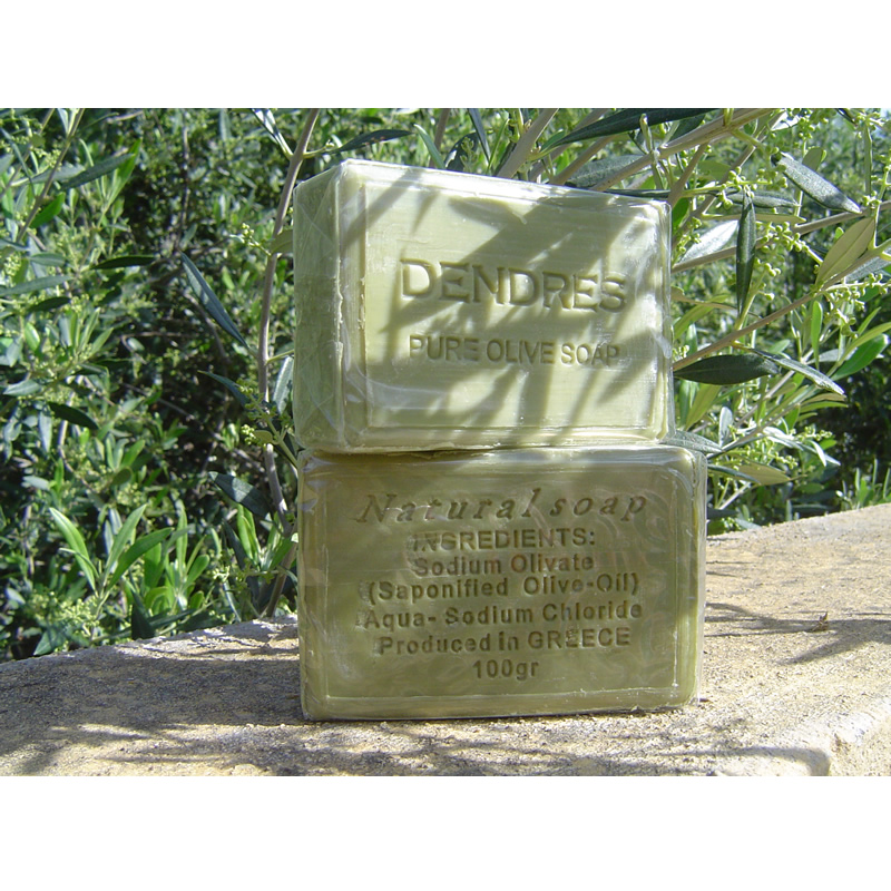 Natural olive oil soap from Crete by DENDRES